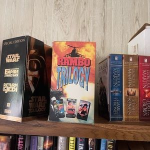 Rambo trilogy vhs First blood, First Blood Part II, Rambo III great condition